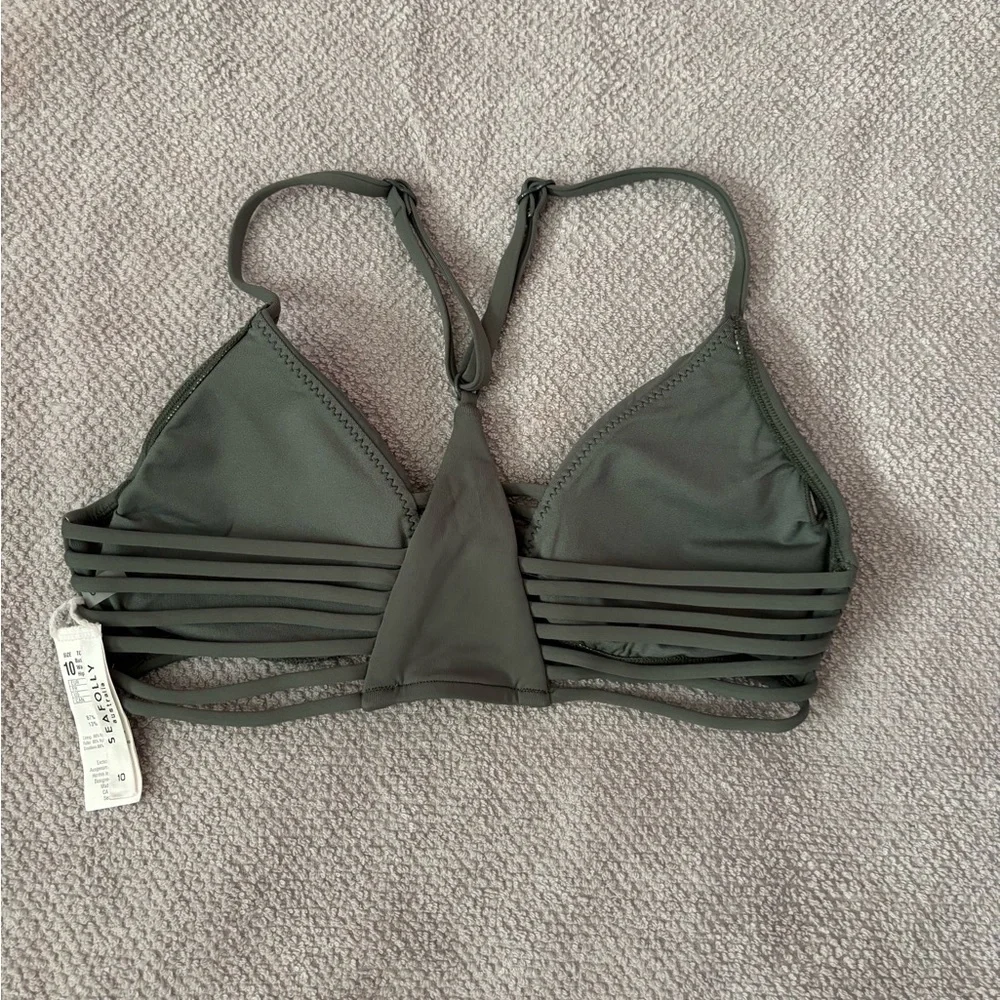 Seafolly Bikini Top Sz 10 NWOT | Seafolly Bikini | Bikini Top | Beach Bikini - - Picture 2 of 7